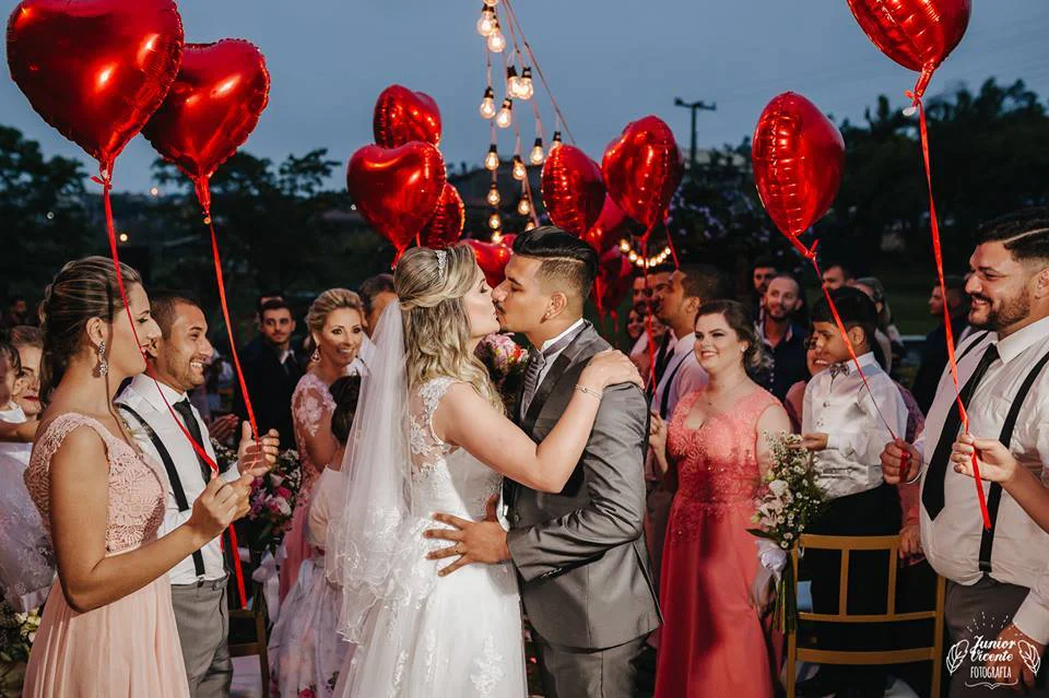 balões casamento