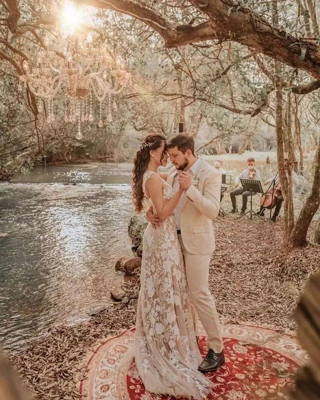 vestido de noiva casamento boho