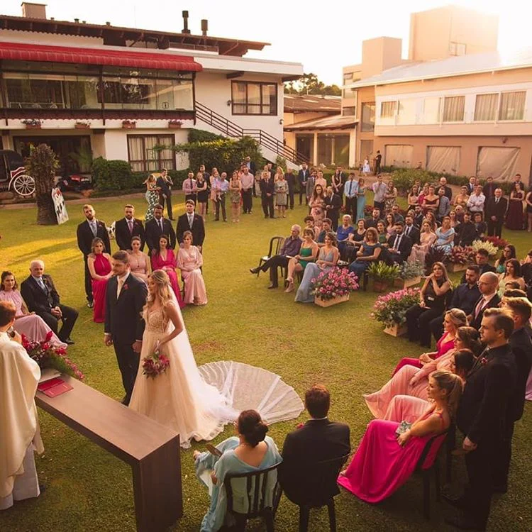 vestido de noiva com cauda