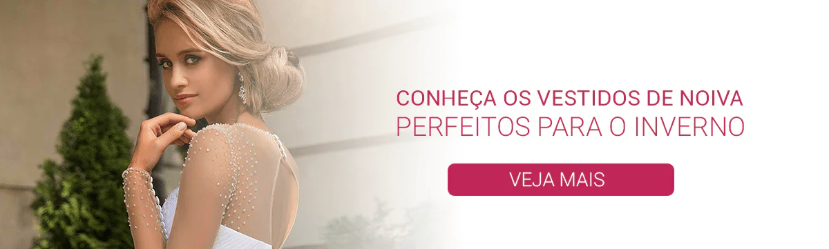 Vestido de noiva perfeito para o inverno