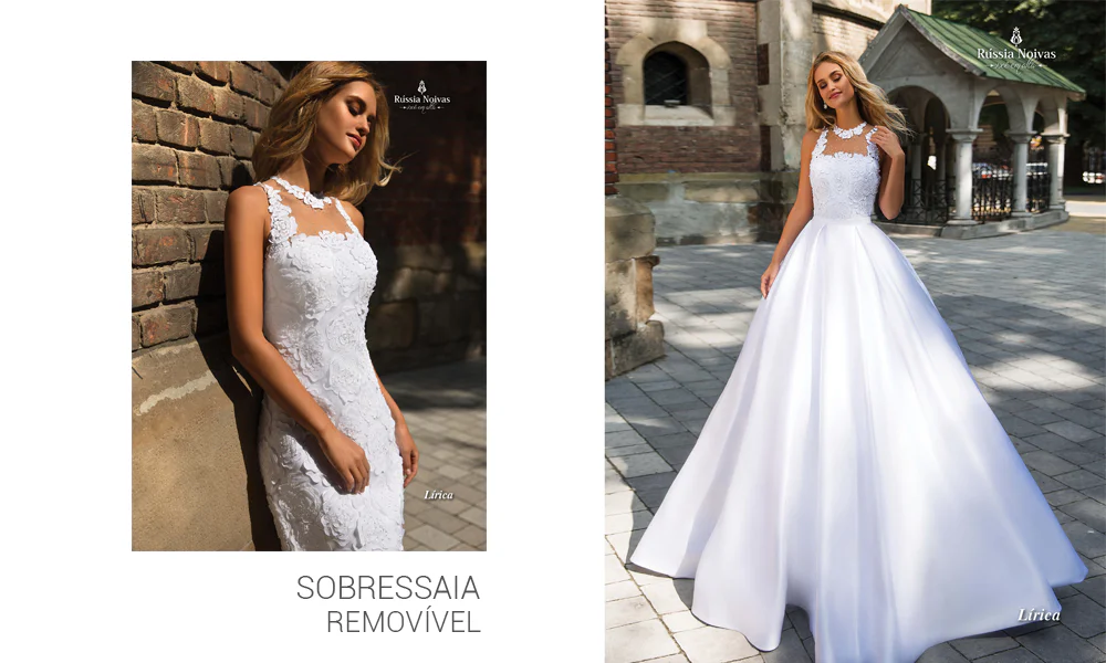 vestido de noiva lírica