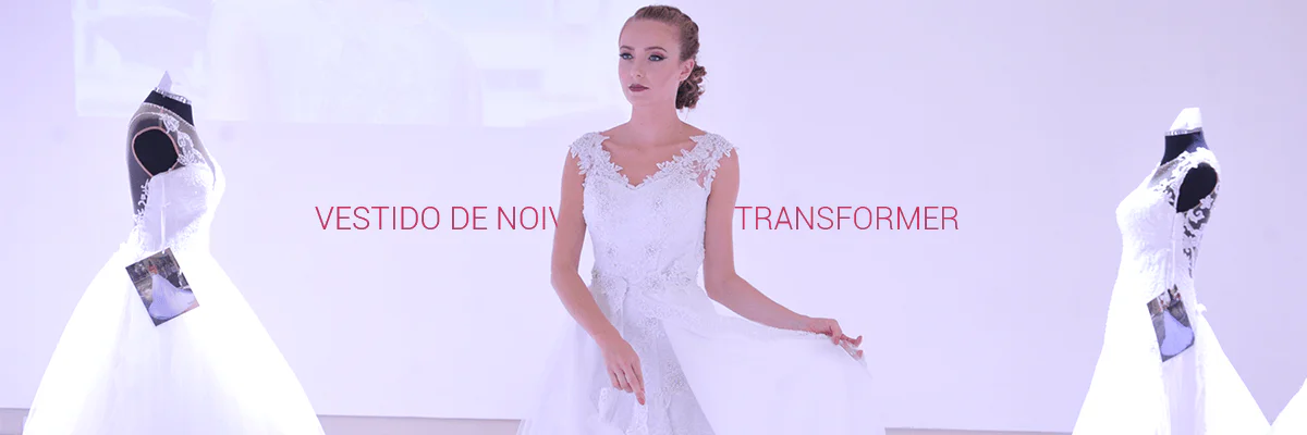 vestido de noiva 2 em 1