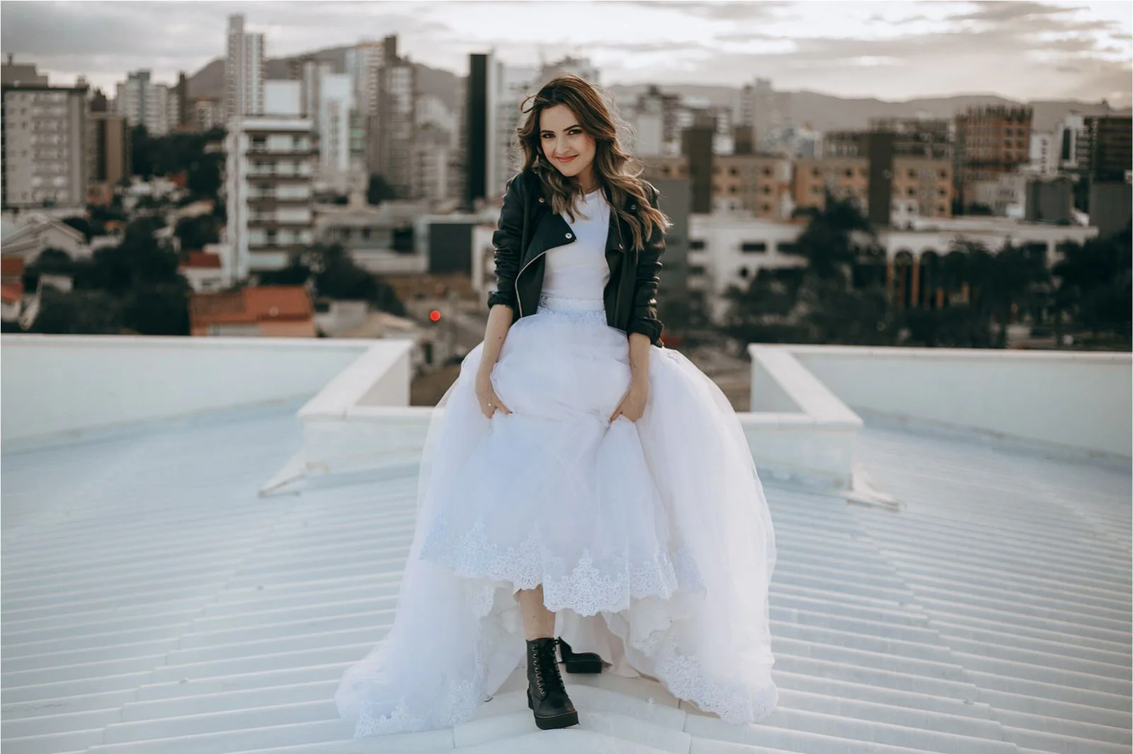 noiva com bota