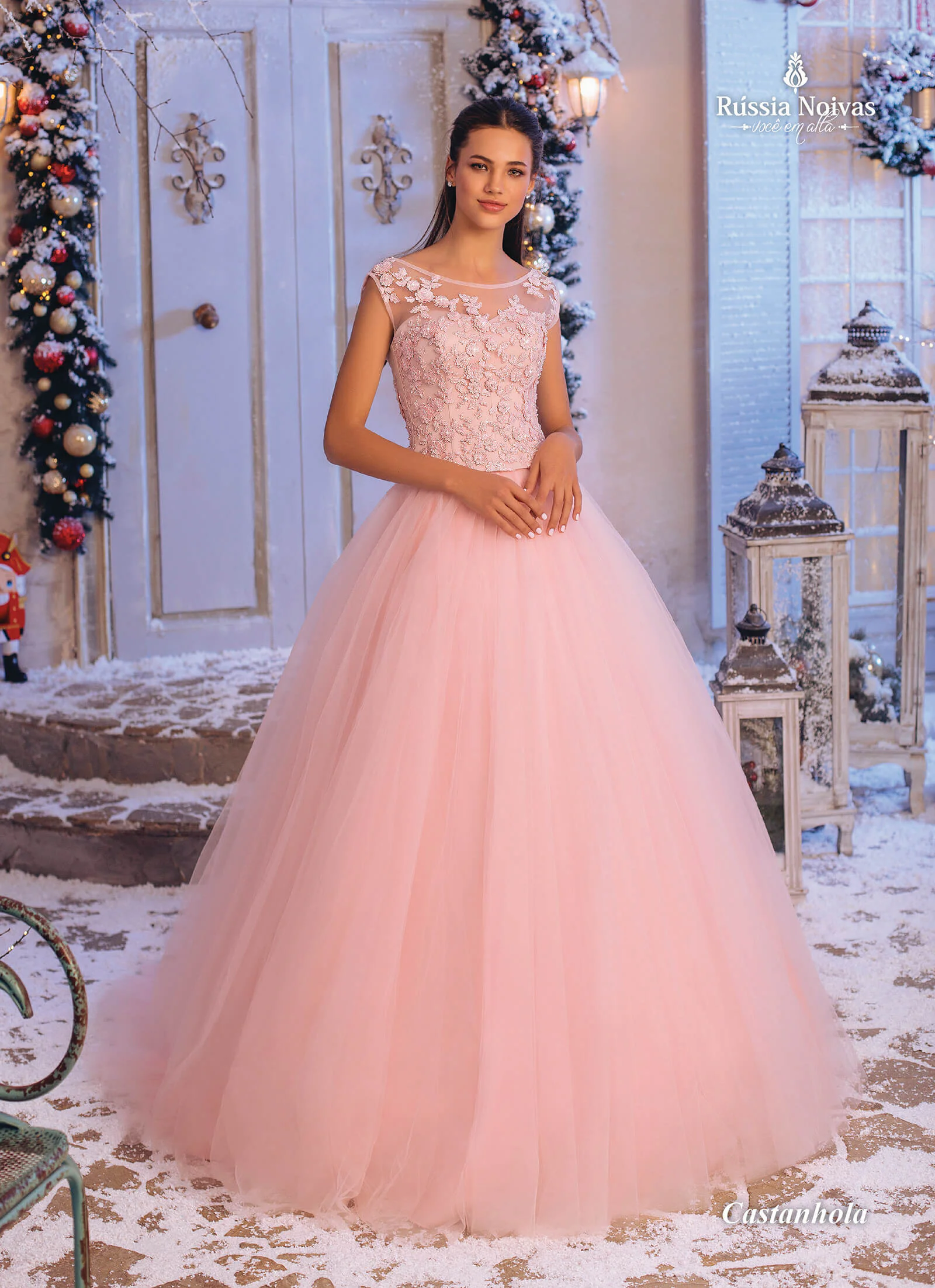 Vestido de Debutante Castanhola