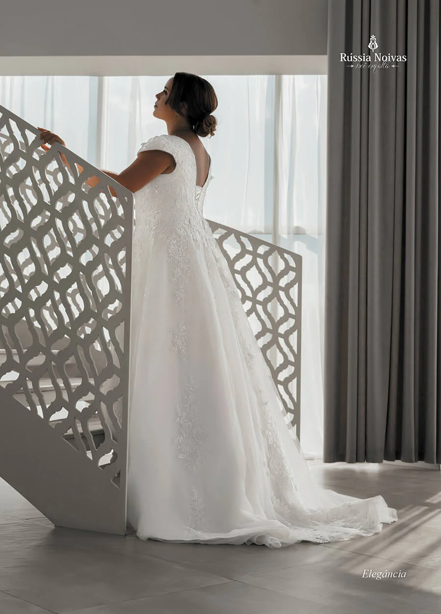 Vestido de noiva Elegância - Imagem 6