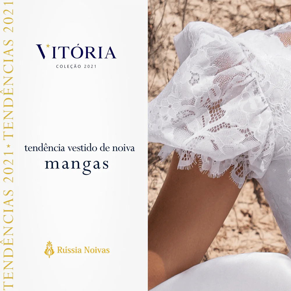 tendencia vestido de noiva com mangas bufantesd