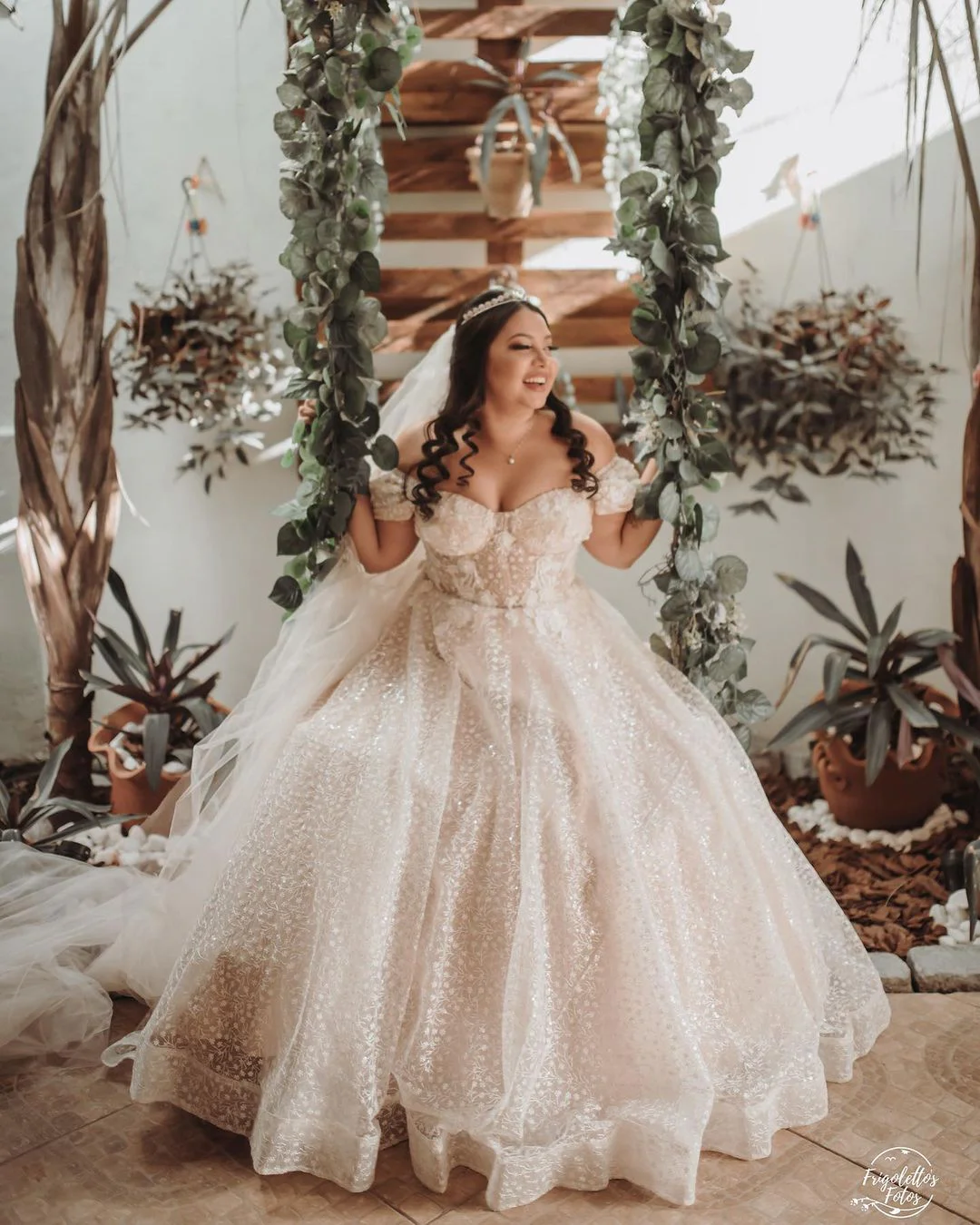 vestido de noiva princesa com brilho