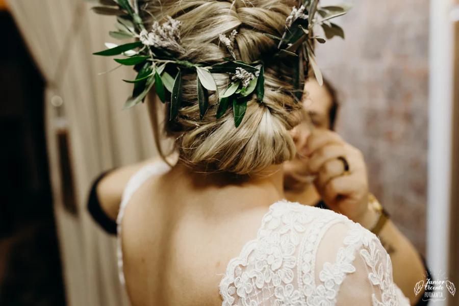 Penteado noiva no estilo boho