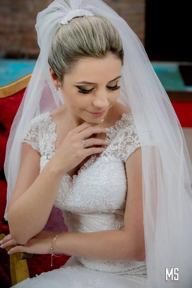 Foto da beleza da noiva