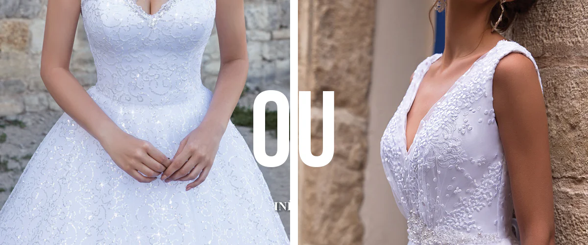 vestido de noiva ideal brilhos