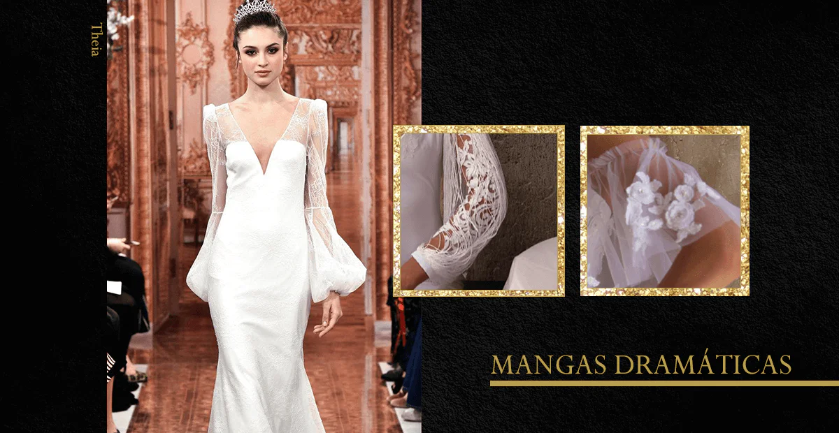 Tendências moda noiva 2019 mangas