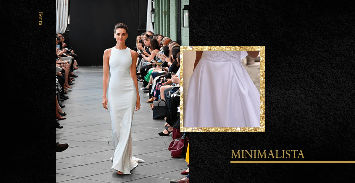 Tendência moda noiva 2019 minimalismo