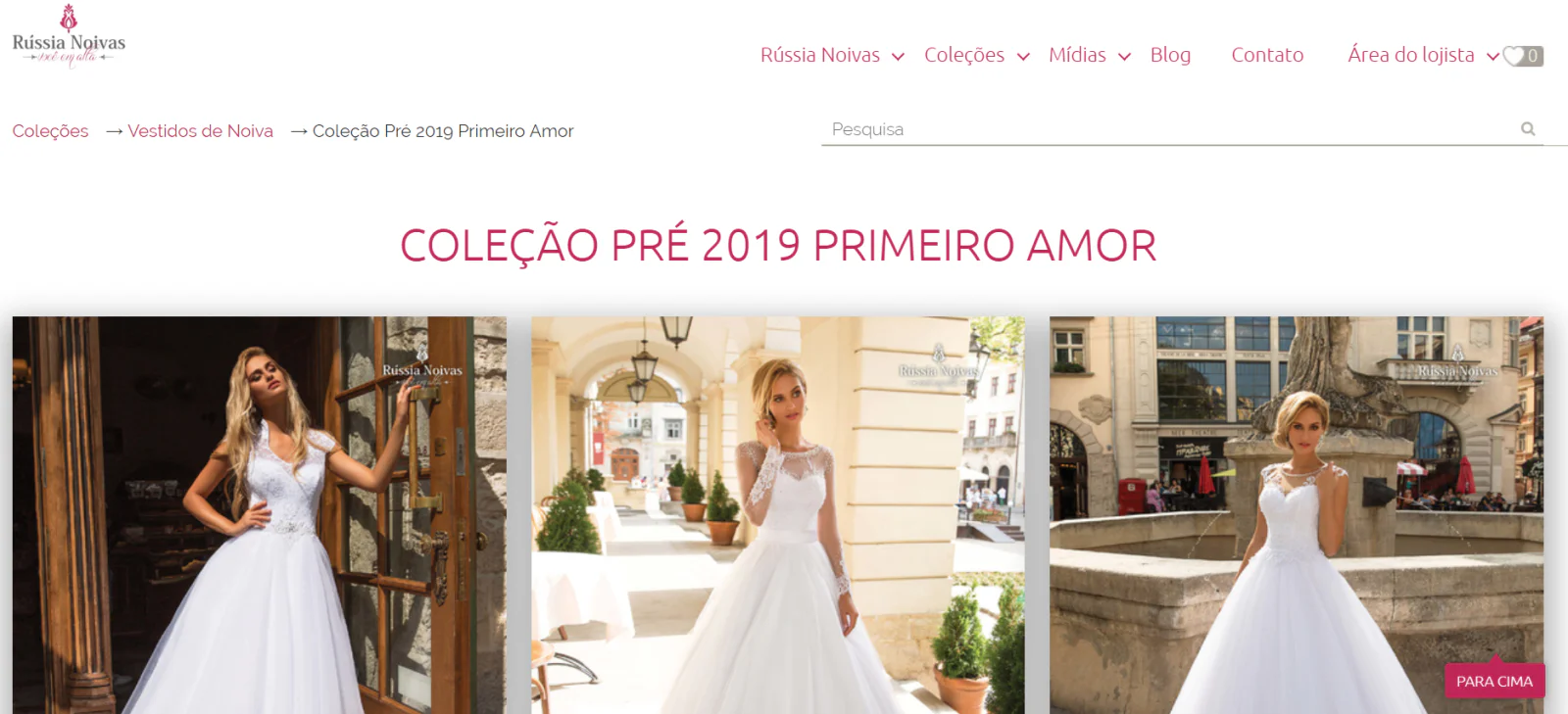 tenha fotos do seu produto em seu site