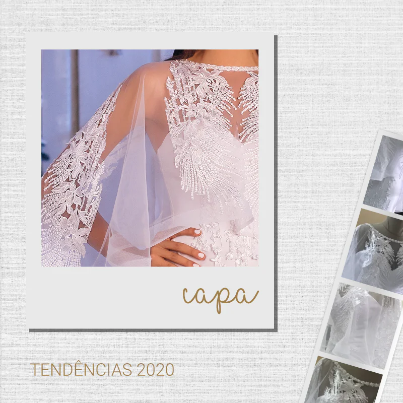 Tendencia 2020 vestido de noiva capa russia noivas