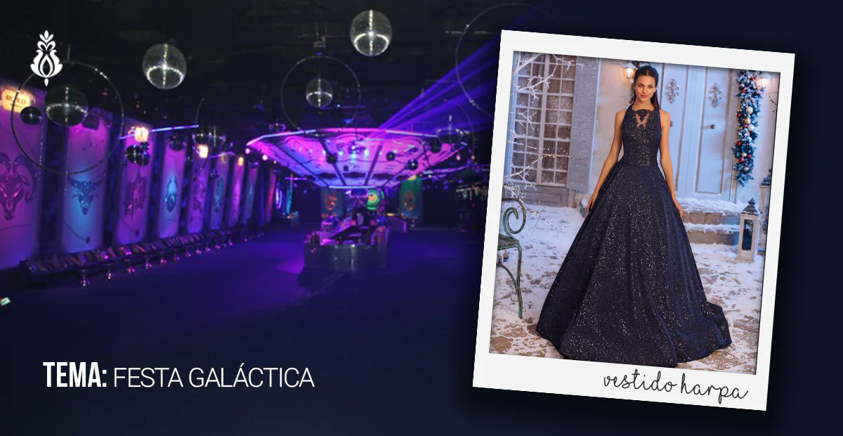 festa de 15 anos tema galactico