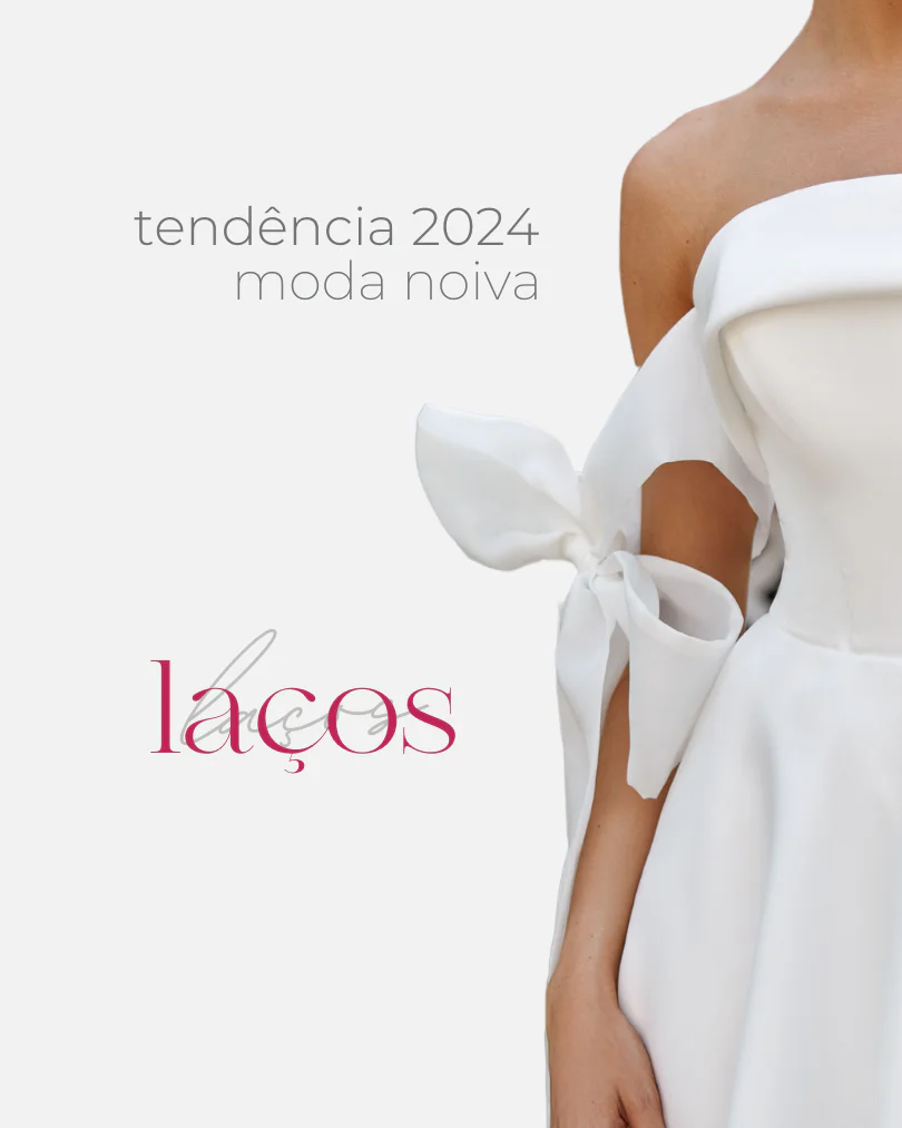 tendencia laço vestido de novia