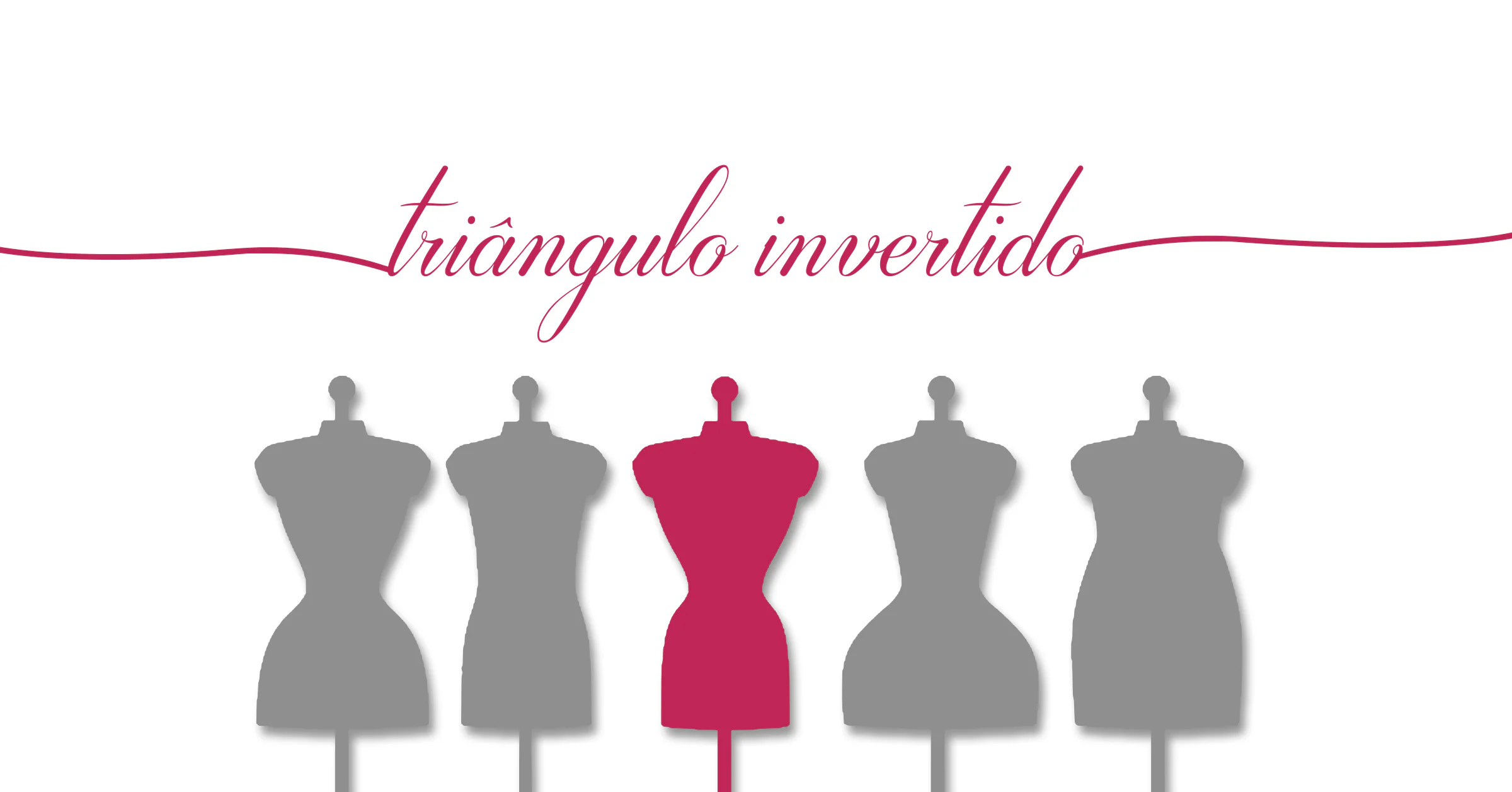 tipo de corpo triângulo invertido